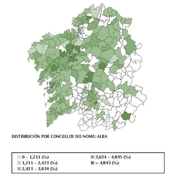 Mapa Alba